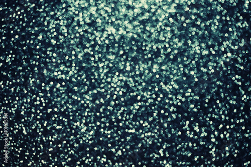 Abstract Bokeh Background In Dark Blue Color With Magic