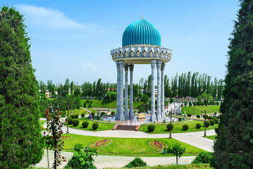 The memorial alcove in Tashkent, Uzbekistan