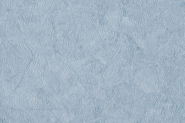 Blue embossed coated paper background