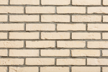 Beige brick wall texture