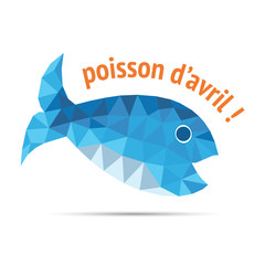 Poisson d'avril-low poly
