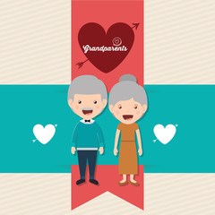 happy grandparents design 