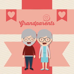 happy grandparents design 