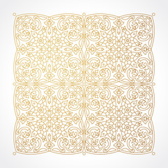 Vector vintage pattern in Eastern style.