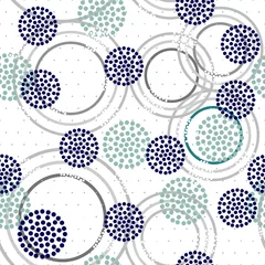 Tapeten abstract seamless pattern dots © kseniavasil