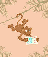 monkey in jungle