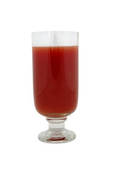 tomato juice glass