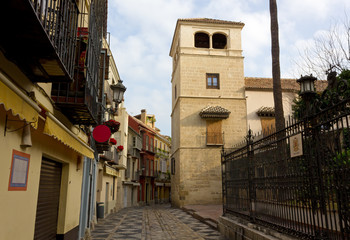 Picasso Museum Tower in Malaga - obrazy, fototapety, plakaty