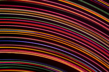 Long exposure abstract lights.