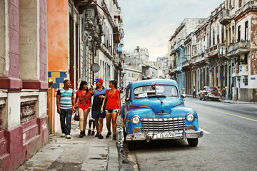 Cuba, La Habana Centro, Street Scene