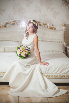 interior white bride