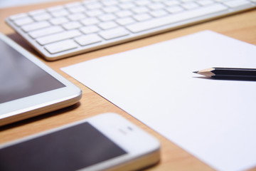 Modern office workspace