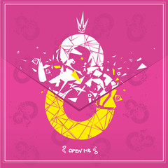 Broken eight numeric