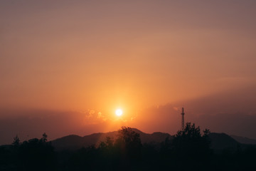 Obraz premium The evening sky