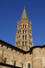 Basilica of Saint Sernin in Toulouse, France