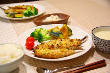 家で食べる手づくりの料理 自炊 うちごはん 手料理  Home cooked meal
