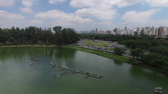 Ibiraquera Fountain in Sao Paulo, Brazil