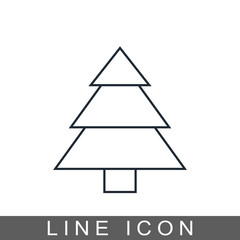 Obraz premium Christmas tree icon