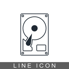 Fototapeta premium hdd icon