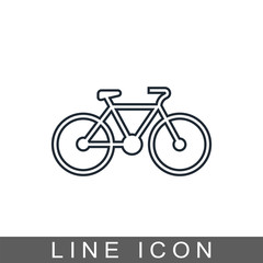 icon bicycle profile