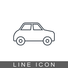icon car view front
