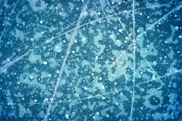 Textured ice blue background