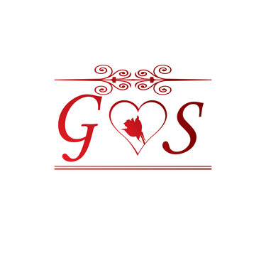 pix Wallpaper Photography Gs Love Logo gs love initial with red heart and rose