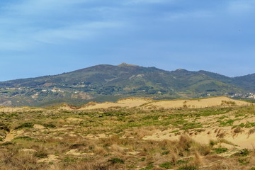 Fototapeta na wymiar Dunas da Cresmina no Guincho em Cascais