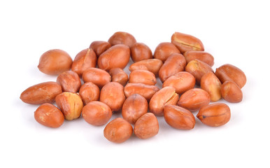 peanats on white background