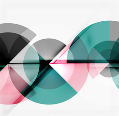 Obraz premium Geometric design abstract background - circles