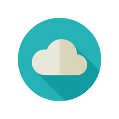 Cloud flat icon. Meteorology. Weather 