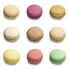 Colorful macaroons assortment