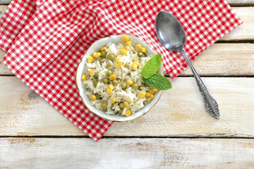 Rice with vegetables