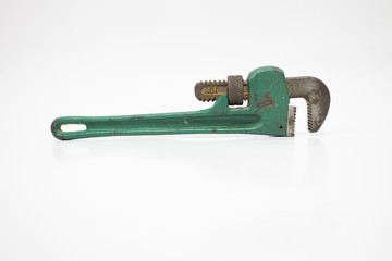 The old 10-inch pipe wrench