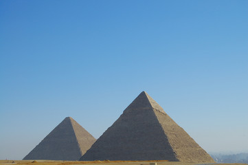 Obraz na płótnie Canvas Giza Pyramids - Cairo - Egypt