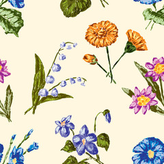 wild flowers pattern