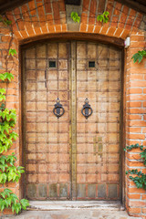 antique wrought iron door