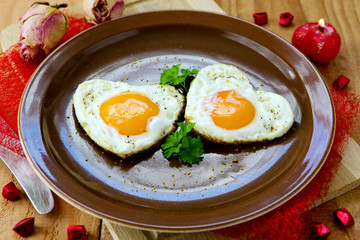 Valentine's Day breakfast.