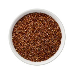Royal Red Quinoa isolated