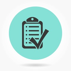 Checklist - vector icon.