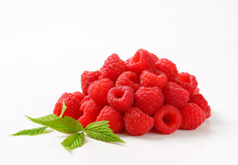 Fresh raspberries