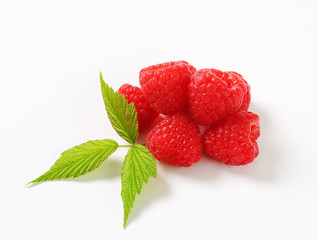 Fresh raspberries