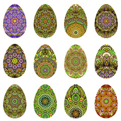 Easter egg design set