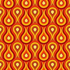 Ornament Fliese Muster feurig Papier nahtlos Mandala gemustert Dekor Kachel Druck Stoff Tapete Hintergrund auffällig