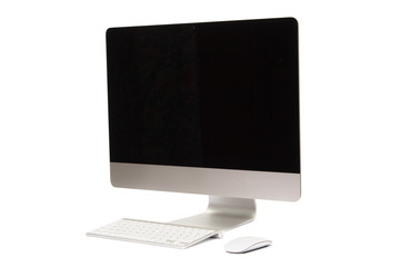 Desktop computer with wireless keyboard and mouse