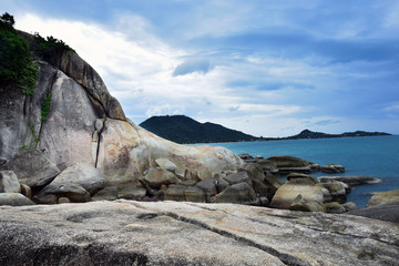 Obraz premium Beautiful coastline of Koh Samui island (Thailand)