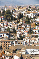 Neighborhood of Albaicin, Granada, Spain