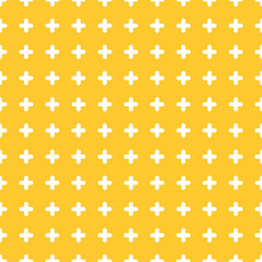 Cute colorful cross seamless pattern background.