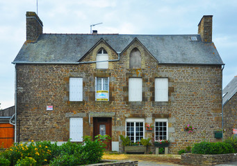 Casa típica, Sains, Bretaña, Francia