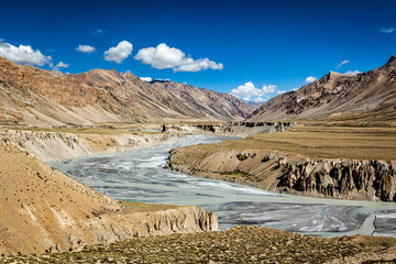 Himalayan landscape in Himalayas